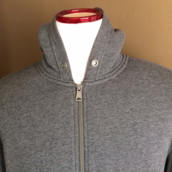 *DONATED* Old Navy Fleece Sweat Jacket, Gray, L - Picture 6 of 8